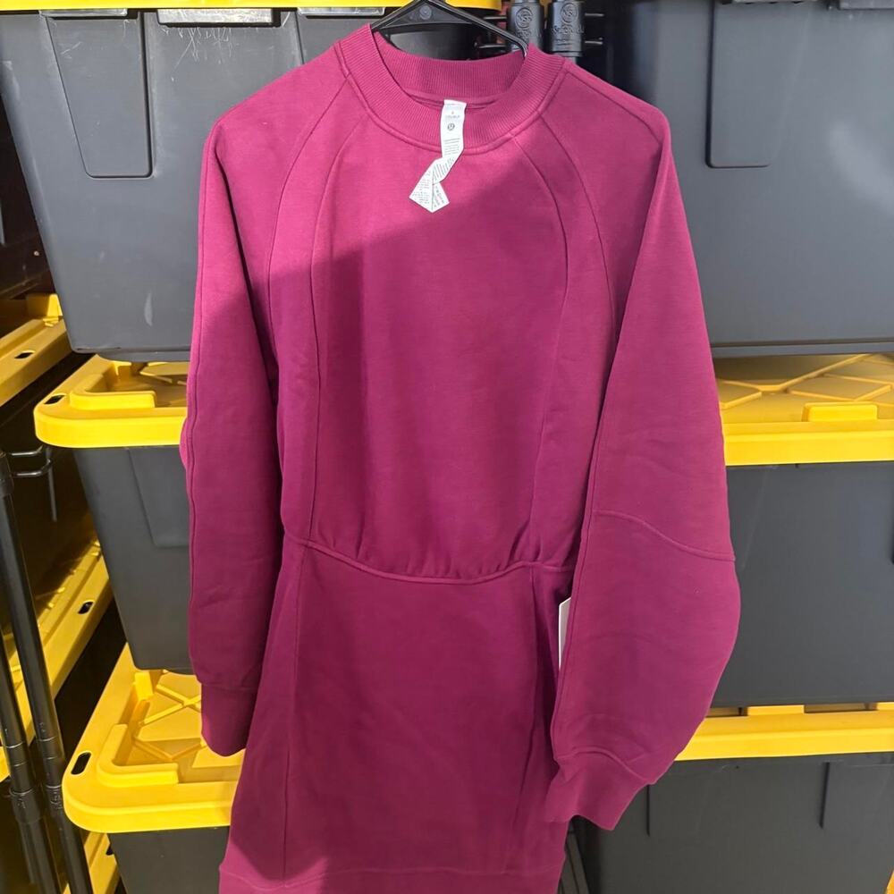 Lululemon pink long sleeve dress